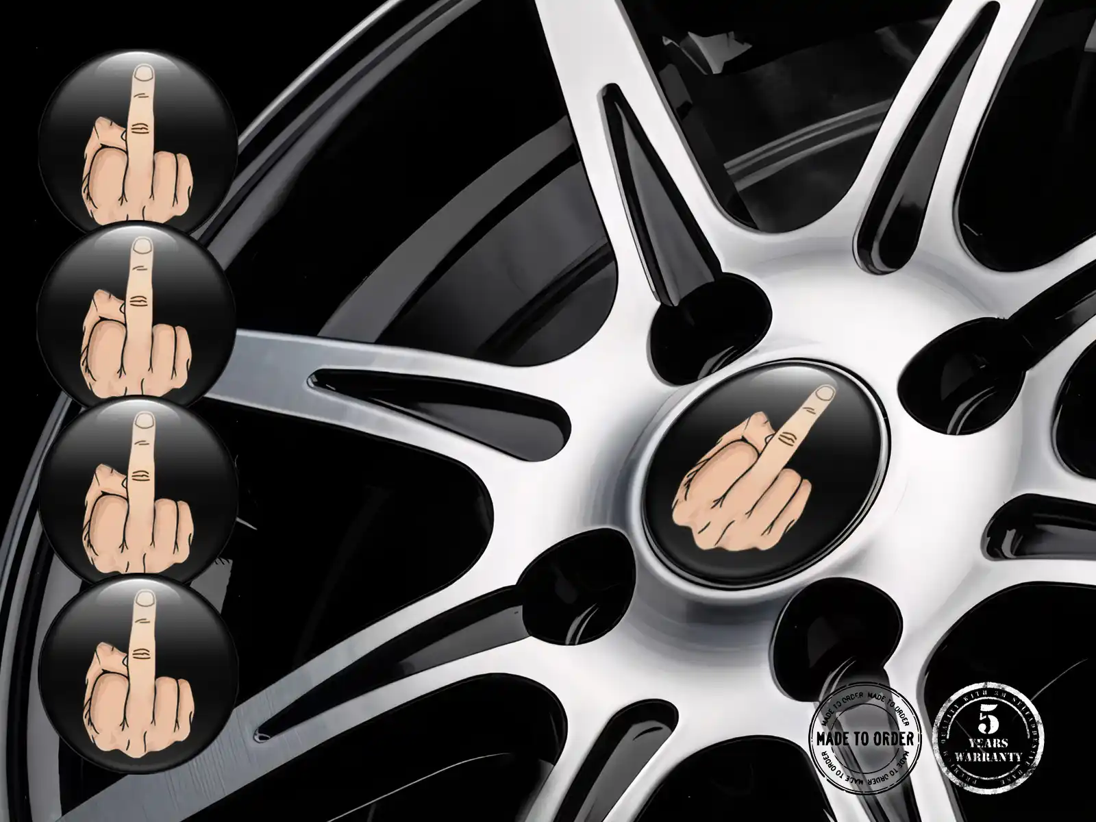 Rim Stickers Custom Brand Drift Prism